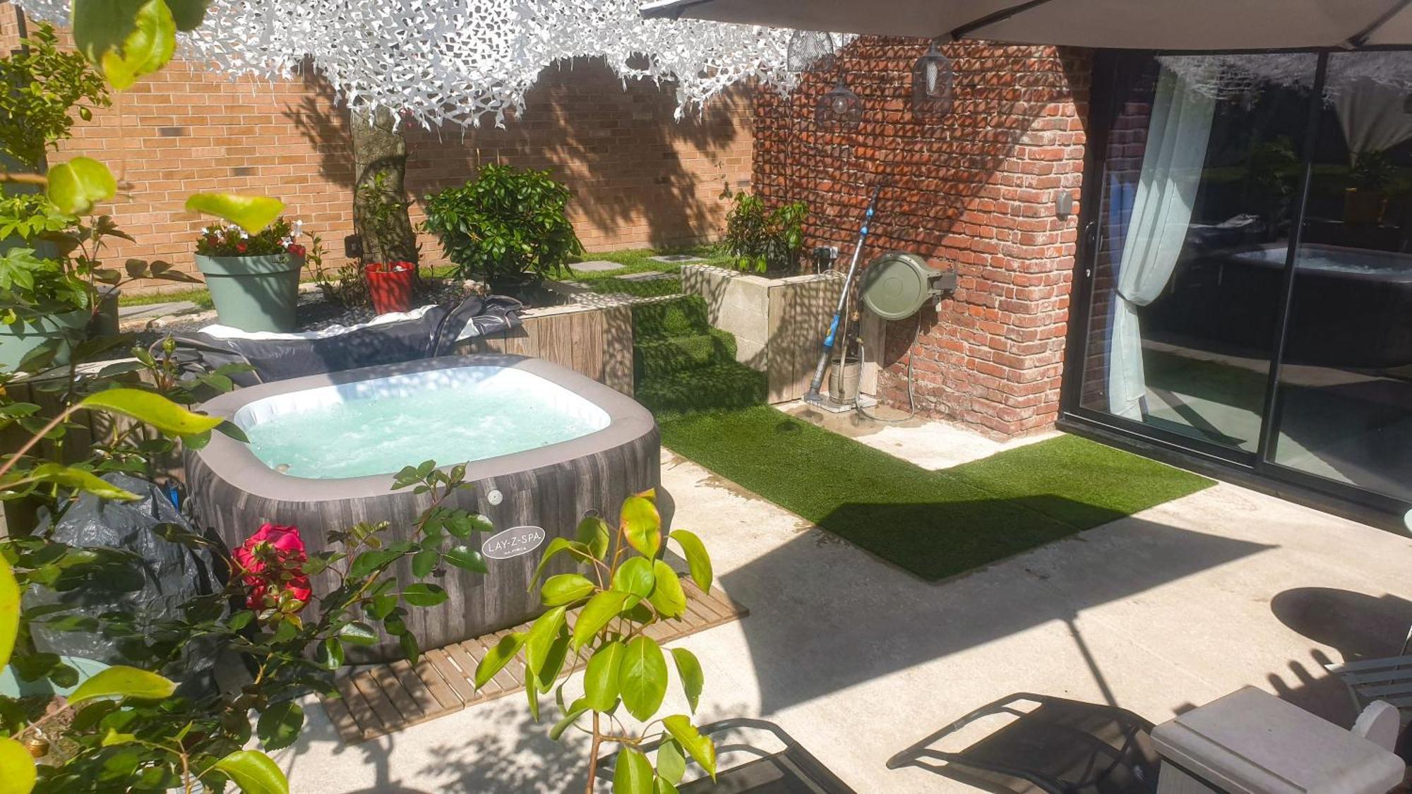 Awoingt Gary Suite - Studio Cosy, Spa Et Jardin Privatif A 4 Min De Cambrai מראה חיצוני תמונה