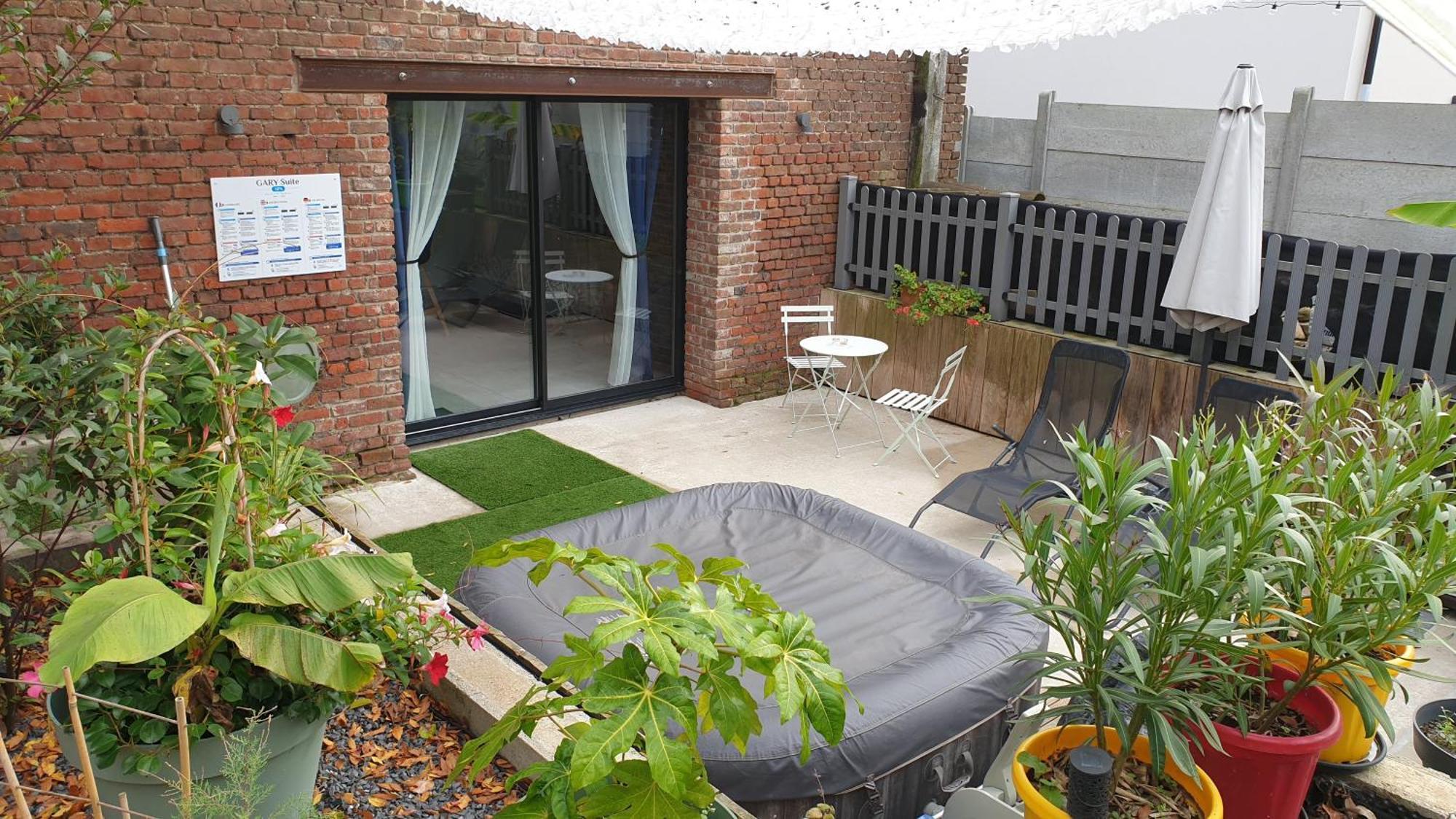 Awoingt Gary Suite - Studio Cosy, Spa Et Jardin Privatif A 4 Min De Cambrai מראה חיצוני תמונה