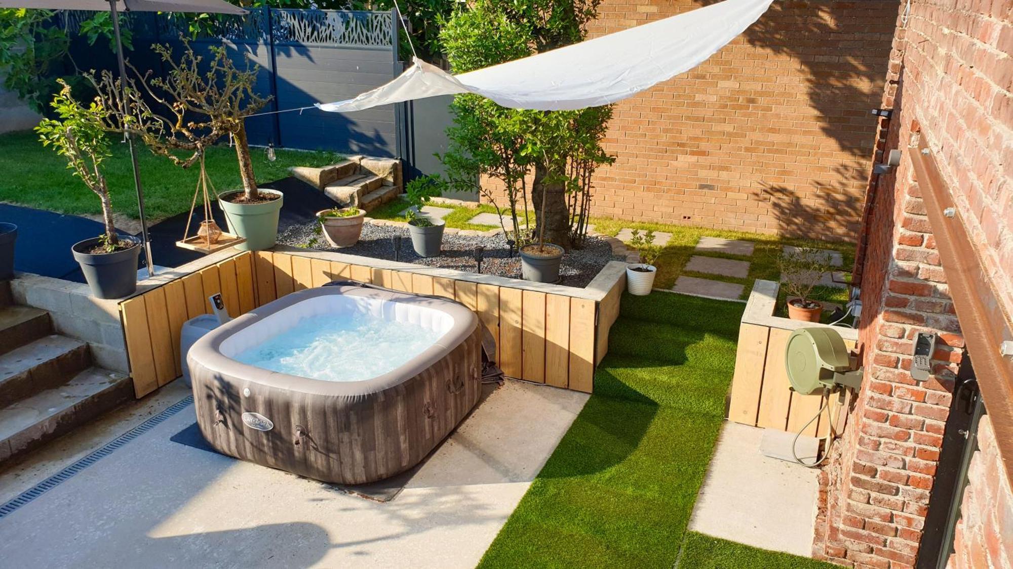 Awoingt Gary Suite - Studio Cosy, Spa Et Jardin Privatif A 4 Min De Cambrai מראה חיצוני תמונה